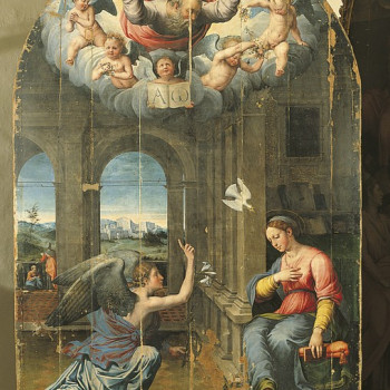 Raffaellino del Colle, Annunciazione, 1520-30